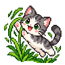 耄耄放置的小猫 Logo